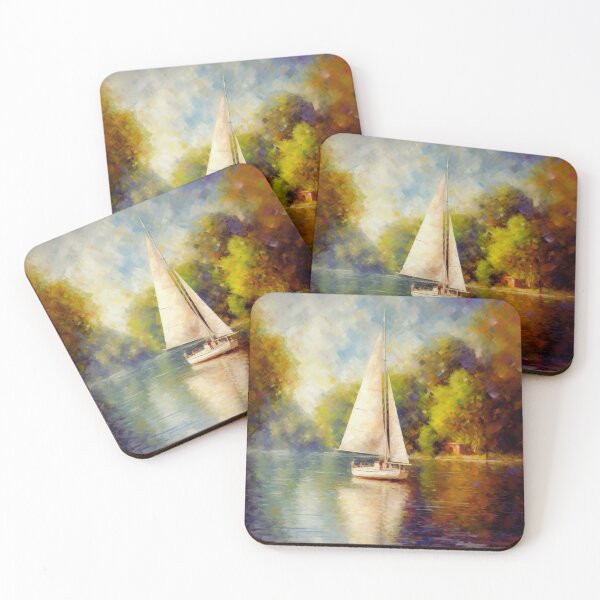 Item preview, Sailing Through Color: Impressionist Lake Scene designed and sold by Daniel Wampler.