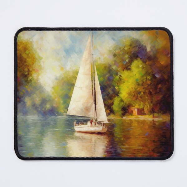 Item preview, Sailing Through Color: Impressionist Lake Scene designed and sold by Daniel Wampler.