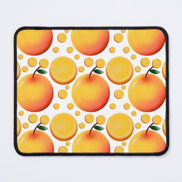 Item preview, Vibrant 3D Glossy Orange and Mandarin Maximalist Fruit Pattern designed and sold by HopeAndHustle.