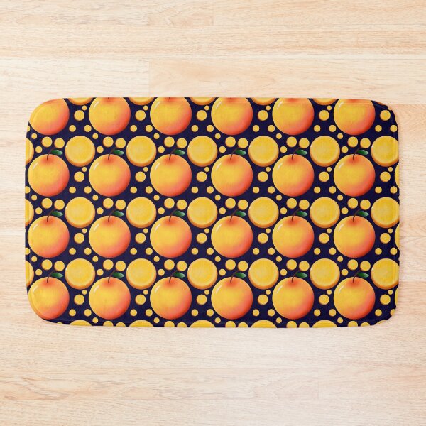Artikelvorschau, Lebendiges, glänzendes 3D-Fruchtmuster in Orange und Mandarine im maximalistischen Stil entworfen und verkauft von HopeAndHustle.