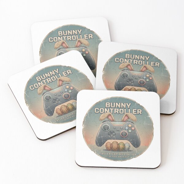 Item preview, Bunny Controller Shirt – Retro Easter Gamer Minimalist Tee designed and sold by relso.