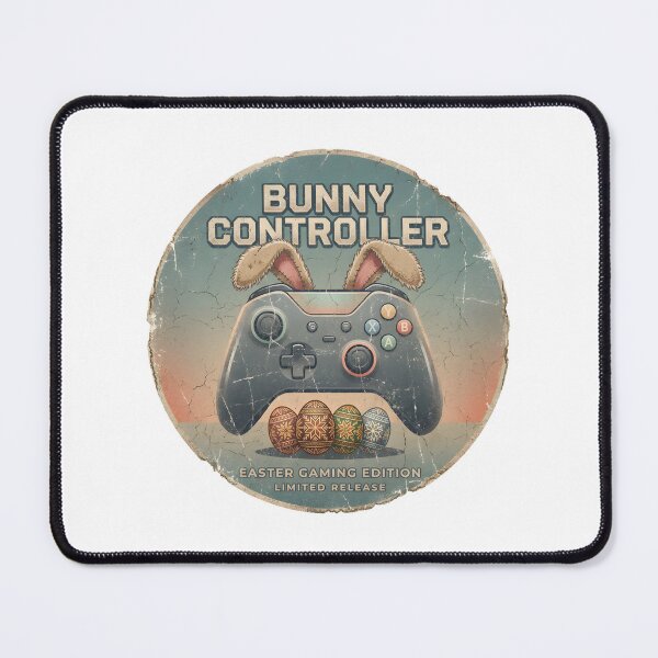 Item preview, Bunny Controller Shirt – Retro Easter Gamer Minimalist Tee designed and sold by relso.