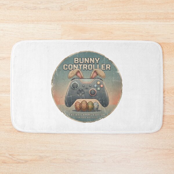 Item preview, Bunny Controller Shirt – Retro Easter Gamer Minimalist Tee designed and sold by relso.