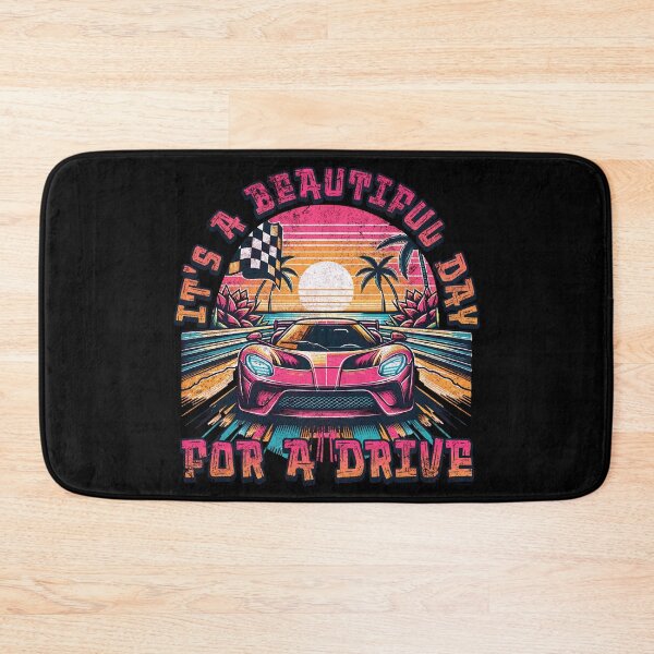 Item preview, Retro 80s Synthwave Supercar - Beautiful Day for a Drive designed and sold by Automotive Art by Greg.