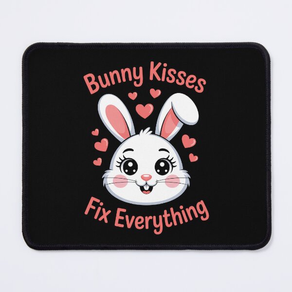 Item preview, Bunny Kisses Fix Everything Easter Cute Bunny Heart designed and sold by Dazeville Studio1541 .