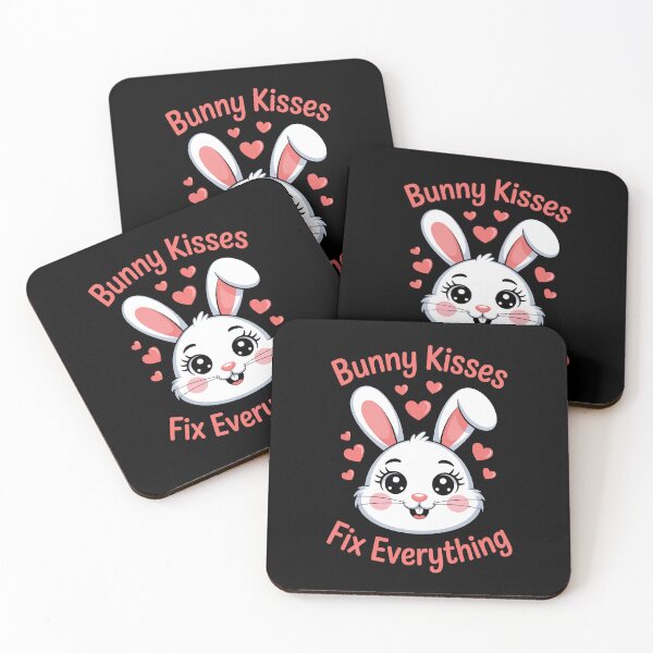 Item preview,  Bunny Kisses Fix Everything Easter Cute Bunny Heart designed and sold by Dazeville Studio1541 .