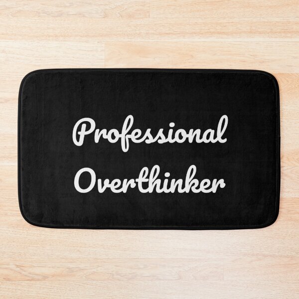 Item preview, Professional Overthinker designed and sold by low battery meme design.