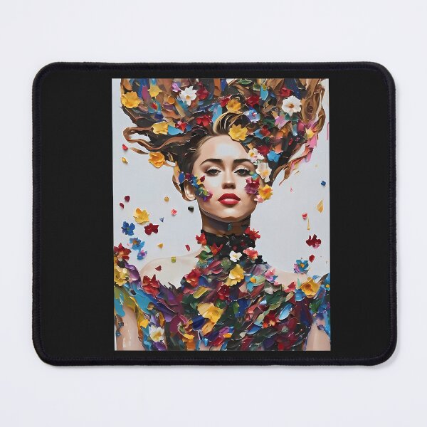 Item preview, Artist Amelia Lee I Miley Cyrus In Flowers designed and sold by JohnRossha.