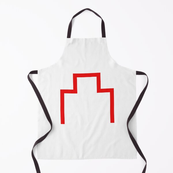 Item preview, Japanese Castle Ruins Symbol - Red Minimalist Design designed and sold by ApexAngelCom.