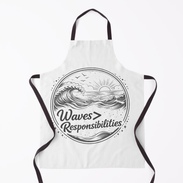 Item preview, Waves yes responsibilities no designed and sold by PunchlinePress.