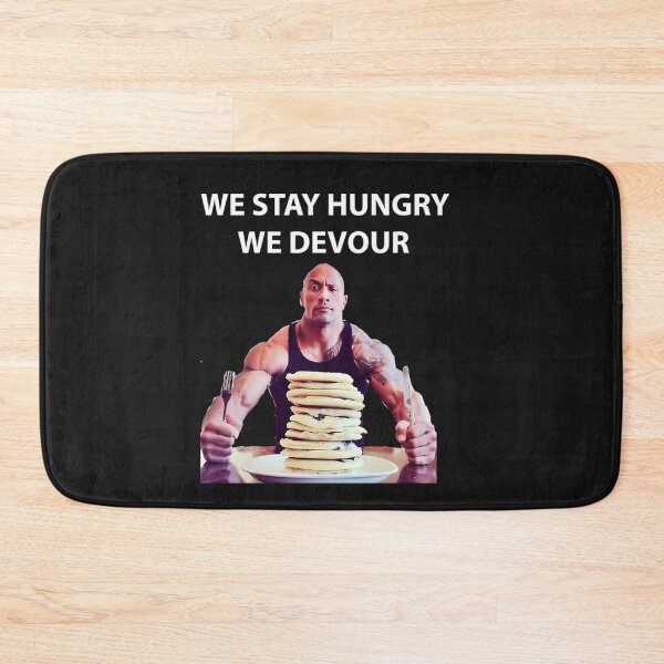 Item preview, The Rock We Stay Hungry We Devour designed and sold by DanelOlievo.
