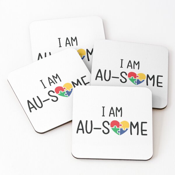 Item preview, I Am Au-some - Autism Awareness & Pride Puzzle Heart designed and sold by ClaudiaGrosso.