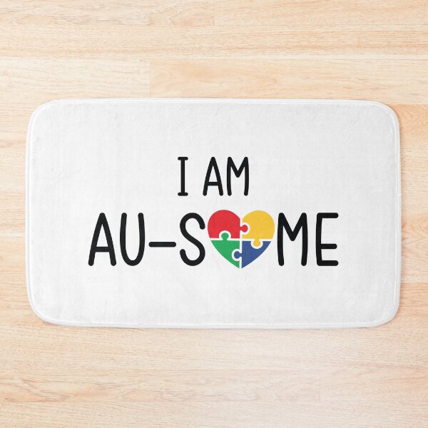 Item preview, I Am Au-some - Autism Awareness & Pride Puzzle Heart designed and sold by ClaudiaGrosso.