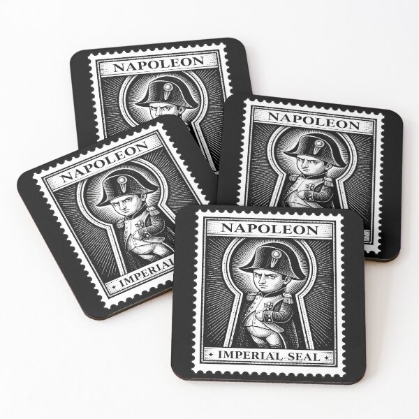 Item preview, Napoleon Caricature Stamp – Through the Keyhole designed and sold by TheMarketplaceworld.