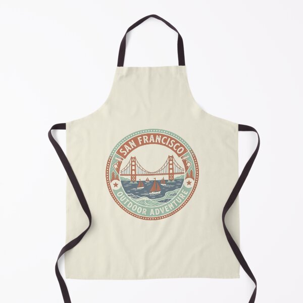 Item preview, San Francisco California Vintage Travel Art - Golden Gate Bridge Design designed and sold by DeeLulu.