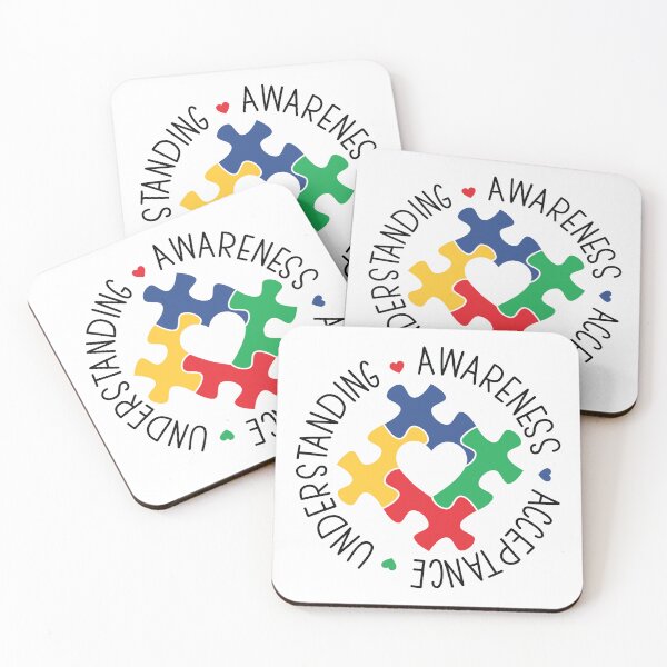 Item preview, Autism Awareness & Acceptance - Understanding Puzzle Heart designed and sold by ClaudiaGrosso.