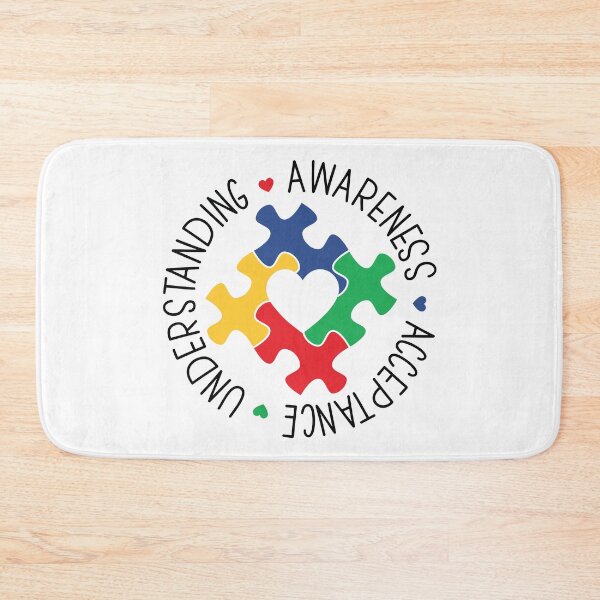 Item preview, Autism Awareness & Acceptance - Understanding Puzzle Heart designed and sold by ClaudiaGrosso.