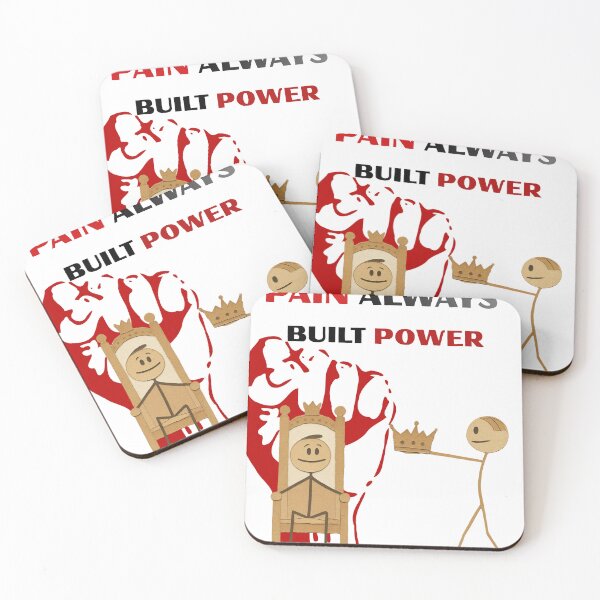 Item preview, Pain Always Power - Motivational King & Fist Design designed and sold by Stoneclove.