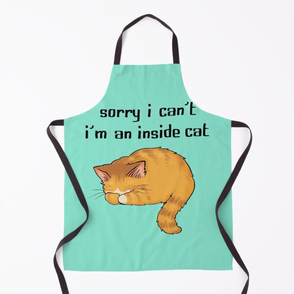 Item preview, Sorry I Can't, I'm An Inside Cat (orange) designed and sold by ellabirch.