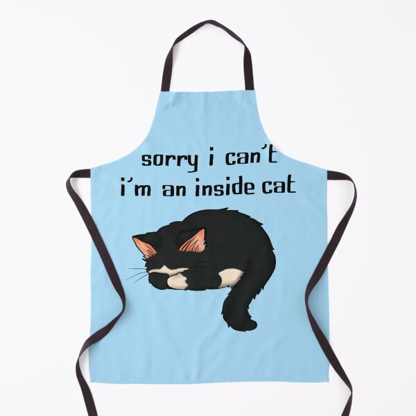 Item preview, Sorry I Can't, I'm An Inside Cat (black) designed and sold by ellabirch.