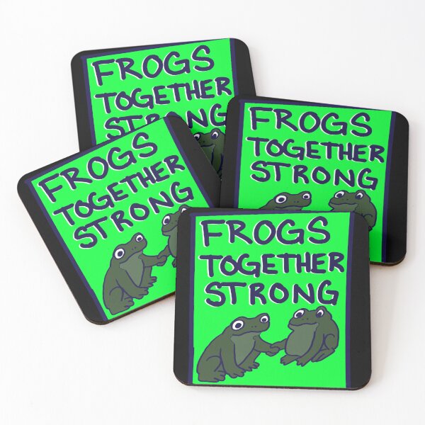 Item preview, Frogs Together Strong – Frog Brigade Protest Design designed and sold by aadventures.