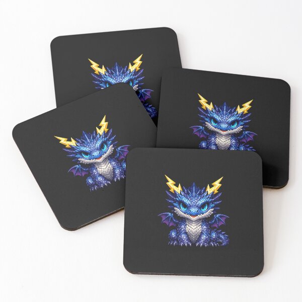 Item preview, Cute Thunder Blue Dragon designed and sold by GayleManley.