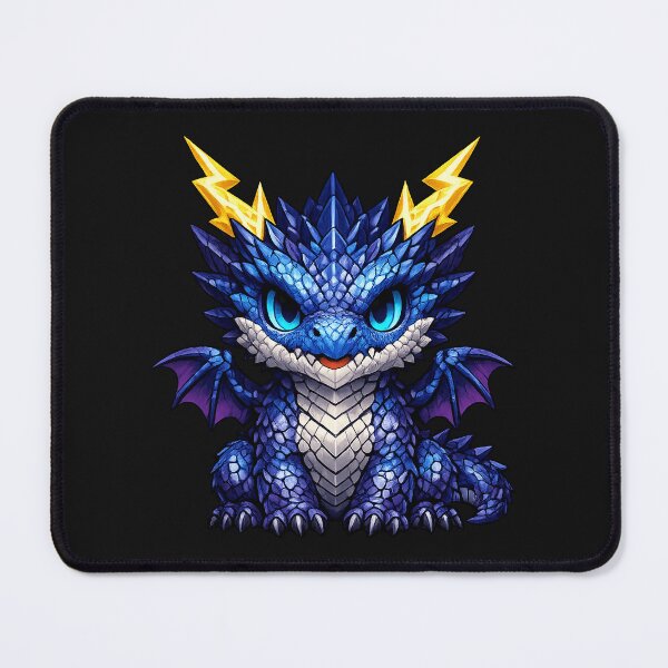 Item preview, Cute Thunder Blue Dragon designed and sold by GayleManley.