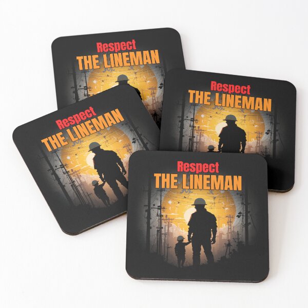 Item preview, Respect The Lineman Powerline Worker Utility Worker Tribute designed and sold by socozora.