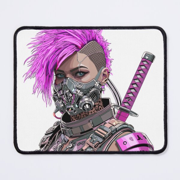 Item preview, Punk Portrait Neon Pink designed and sold by Hejamieson Designs.