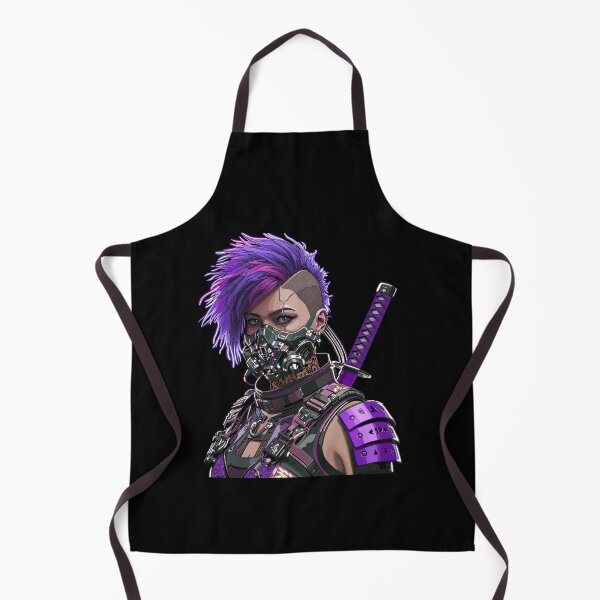 Item preview, Punk Portrait Neon Purple designed and sold by Hejamieson Designs.
