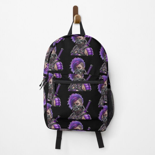 Item preview, Punk Portrait Neon Purple designed and sold by Hejamieson Designs.