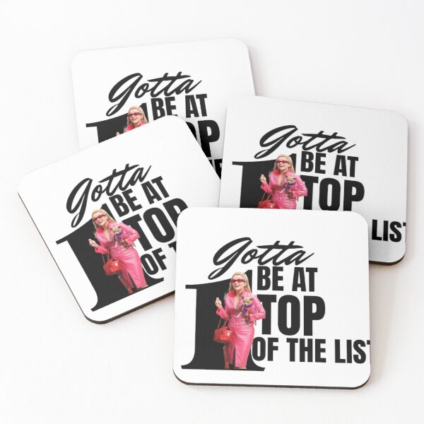 Item preview, “Gotta Be At Top of the List Pink Fashion Quote Design” designed and sold by keera25.