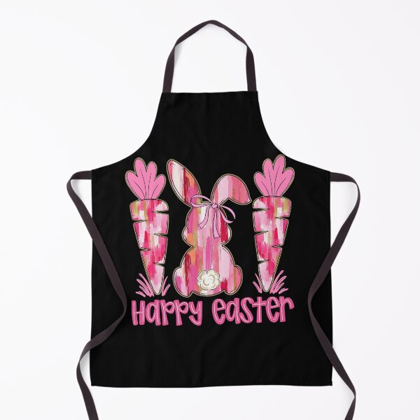 Item preview, Pink Brushstroke Bunny Carrot Happy Easter designed and sold by jackelmbradyt.