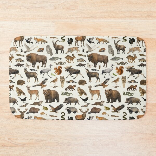 Item preview, Animals of Central Europe Retro Style Identification Chart designed and sold by kakarikihill.