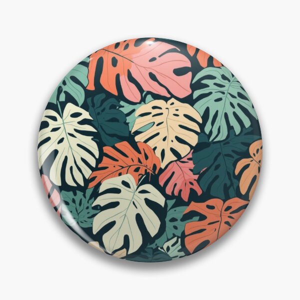 Item preview, Monstera Leaves Pattern designed and sold by LoopyPop.