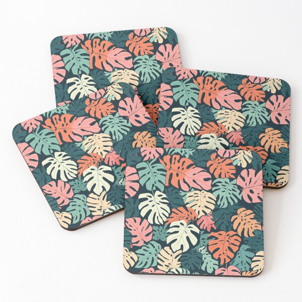 Item preview, Monstera Leaves Pattern designed and sold by LoopyPop.