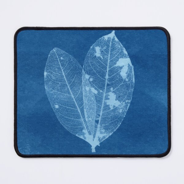 Item preview, Leaf I, Cyanotype, blue sunprint art, experimental photography designed and sold by SWSandraWechner.