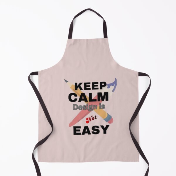 Item preview, Keep Calm Design Is Not Easy – Graphic Designer Funny Quote Sticker designed and sold by CutePearlStudio.