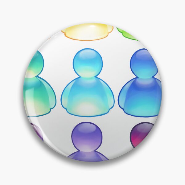 Item preview, Windows Sign In To Save MSN Messenger Icon Sticker Sheet designed and sold by Dizzy Leopard Shop.