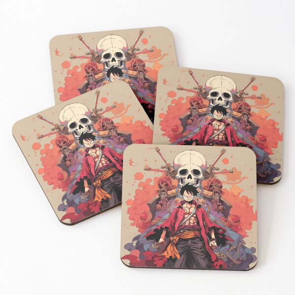 Item preview, Skull King Pirate – Fearless Anime Captain with Swords & Crimson Aura designed and sold by Dyan4.