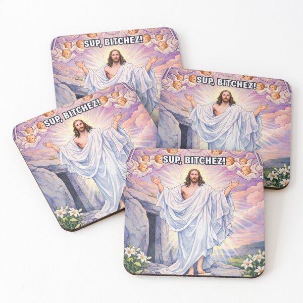 Item preview, Sup Bitchez Funny Jesus Easter Meme designed and sold by CMooreWorx.