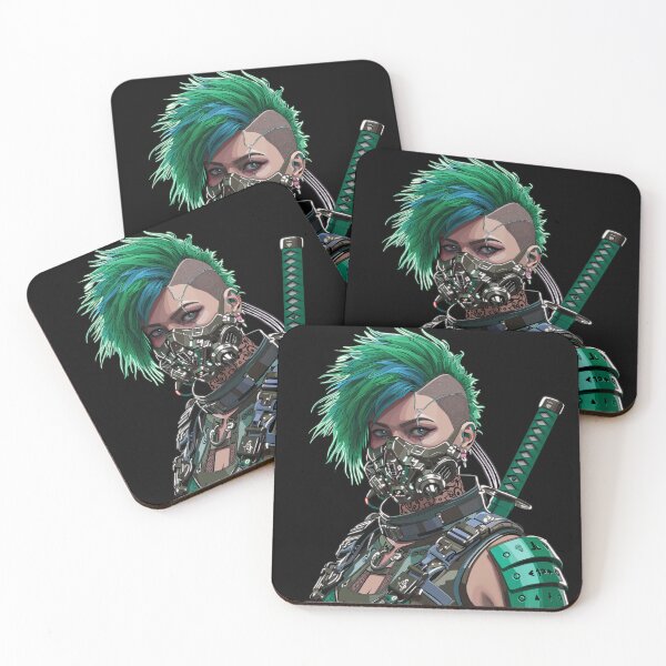 Item preview, Punk Portrait Mint designed and sold by Hejamieson Designs.