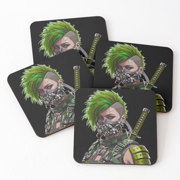 Item preview, Punk Portrait Chartreuse designed and sold by Hejamieson Designs.