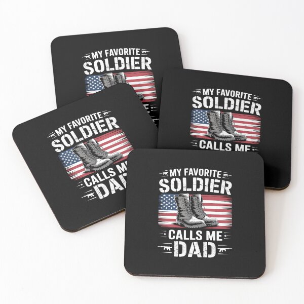 Item preview, My Favorite Solider Calls Me Dad Proud Army Dad  designed and sold by EllenJast.