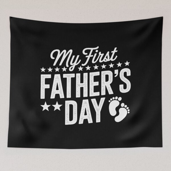 Item preview, My First Father's Day New Baby Pregnancy Announcement Dad designed and sold by EllenJast.