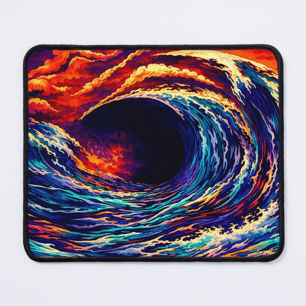 Item preview, Electric Ocean Wave designed and sold by FontheadArt.