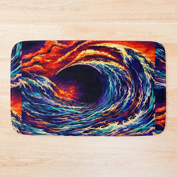 Item preview, Electric Ocean Wave designed and sold by FontheadArt.