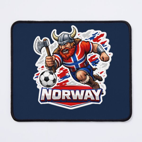 Item preview, Norway Football Viking Mascot designed and sold by Ambroa Stuff.