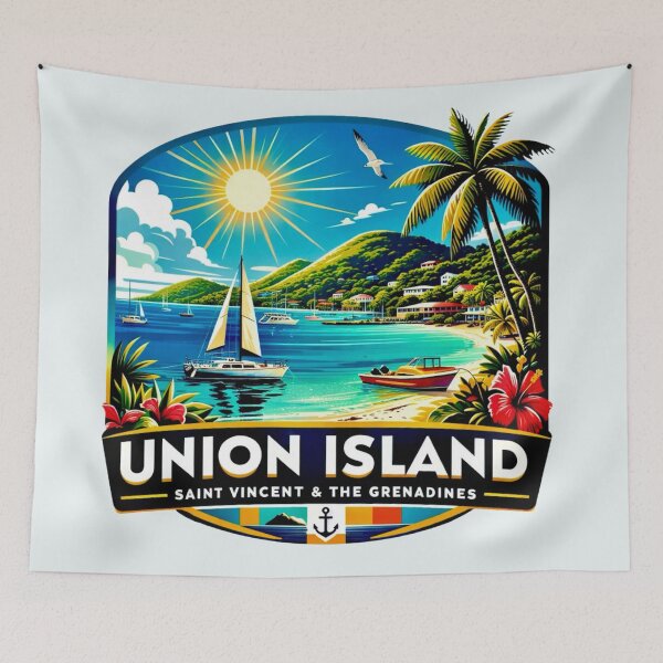 Item preview, Union Island - Saint Vincent & the Grenadines designed and sold by Myra365Art.