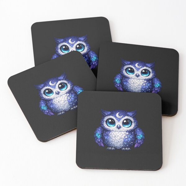 Item preview, Celestial Moon Blue Owl designed and sold by GayleManley.